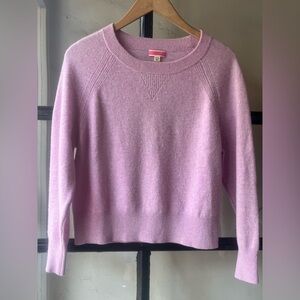Darling J. Crew Pink Cashmere Crew Neck Sweater